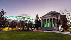 campus at night