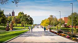 campus in the fall