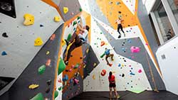 indoor rock climbing