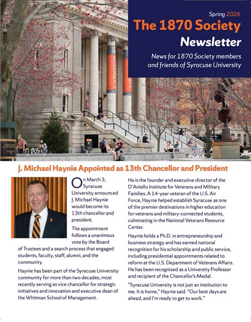 newsletter Spring 2026